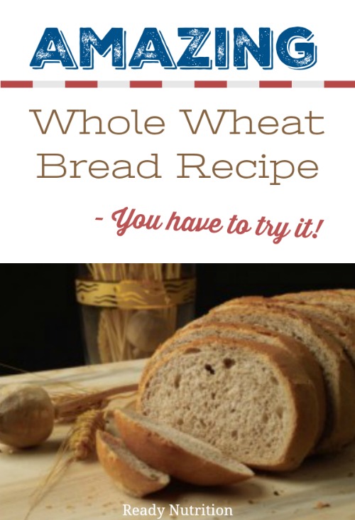 After stumbling upon a gold mine of a bread recipe, I wanted to share the recipe with all of you. It's mellow and sweet and is the best-tasting wheat bread recipe I have found. #ReadyNutrition