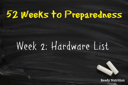 Week 2 of 52: Hardware List