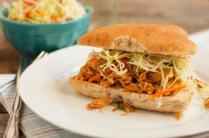 Pulled Pork Sandwiches with Southern Style Slaw