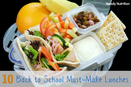 10 Back to School Must-Make Lunches