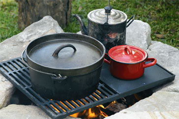 Outdoor Cooking Was Essential To Keep the Cottage Cool