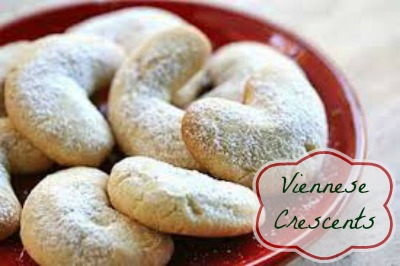 12 Days of Christmas Cookies: Viennese Crescents