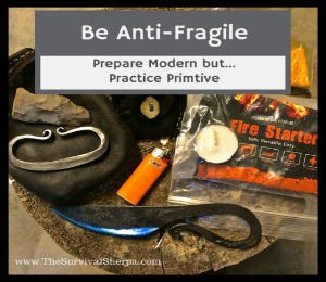 Be Anti-Fragile: Prepare Modern but Practice Primitive