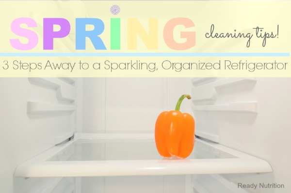 Spring Cleaning Tips: 3 Steps Away to a Sparkling, Organized Refrigerator