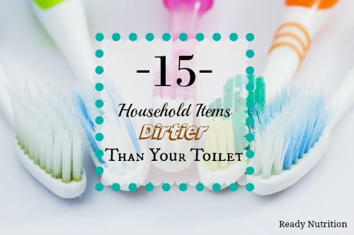 15 Household Items Dirtier Than Your Toilet