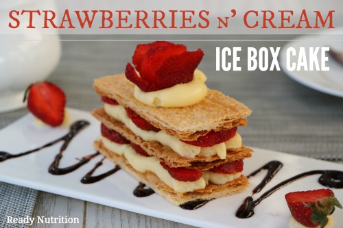 No-Bake Strawberries n’ Cream Icebox Cake