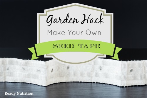 Garden Hack: Make Your Own Seed Tape