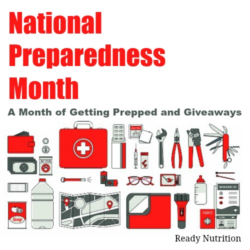 National Preparedness Month: A Month of Getting Prepped and Giveaways