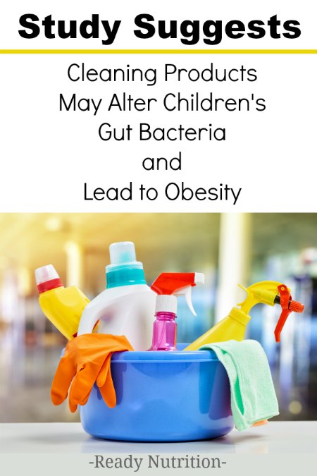 The findings of a new study suggest that commonly used household cleaners could be making children overweight by altering their gut microbiota. Here's what you need to know.