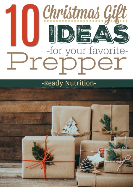 Here's a list of 10 things you can order to round out your Holiday Cheer with not relaxing your stance on being prepared!