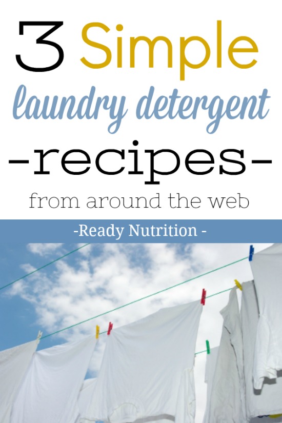 Check out these 3 simple laundry detergent recipes you can make from around the web!