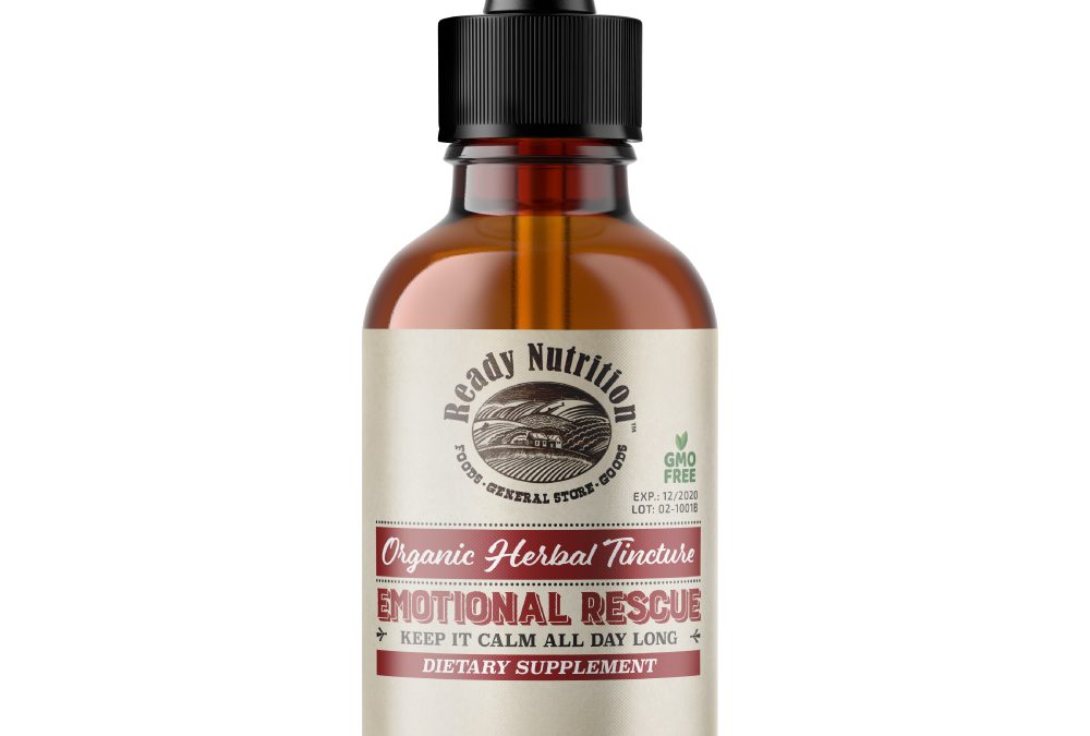 Ready Nutrition™ Emotional Support Organic Herbal Tincture for Mood Balance, Self-Confidence & Positive Outlook (60 mL)