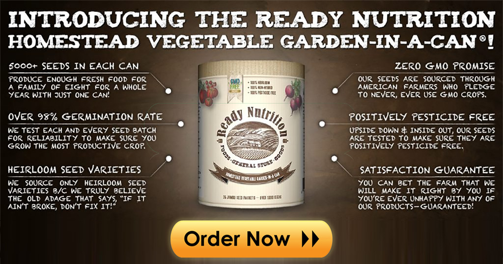 Ready Nutrition Garden Kit In A Can Information