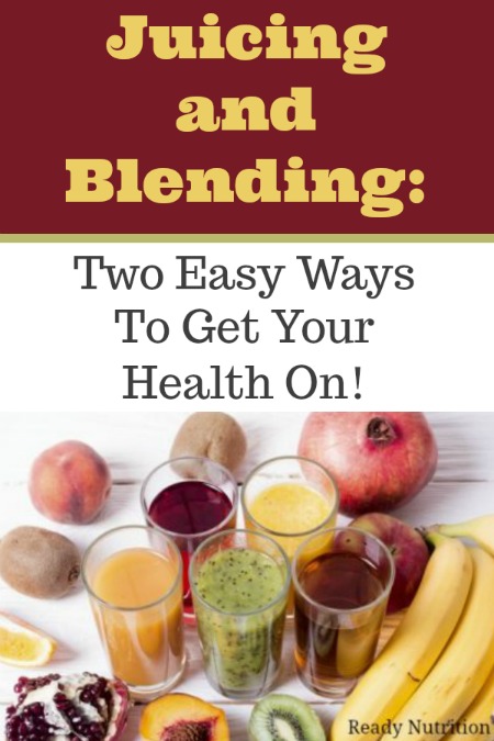Ten servings of fruits and vegetables a day may seem like a lot, but thankfully, there are two easy ways to get them in: juicing and blending. Both methods are also great ways to get kids who are picky eaters (and adults who are picky eaters!) to get more nutrients in every day. #ReadyNutrition #Health #DietGoals