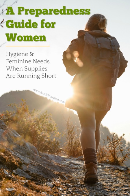 Whether we like it or not, we ladies have different bodies and different needs than our fellow male preppers.  We also need to prepare differently because of this, and we've compiled some tips; some of which need to be discussed even though they are downright uncomfortable.