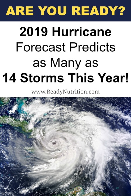 According to the 2019 Hurricane Forecast, as many as 14 tropical storms are predicted this year.  It could be a destructive hurricane season and based on the forecast, two to four of the projected storms are expected to turn into serious large-scale hurricanes. If you live in a hurricane danger zone, the real question is: are you prepared?