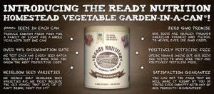 Ready Nutrition Garden Kit Information