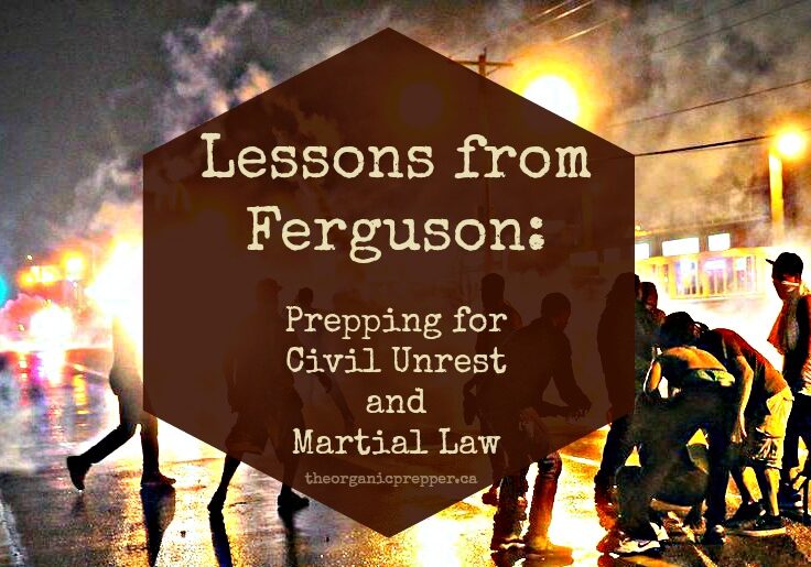 Prepping for Civil Unrest and Martial Law