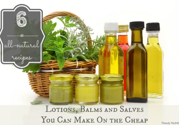 Fresh herbs in wicker basket and natural cosmetics