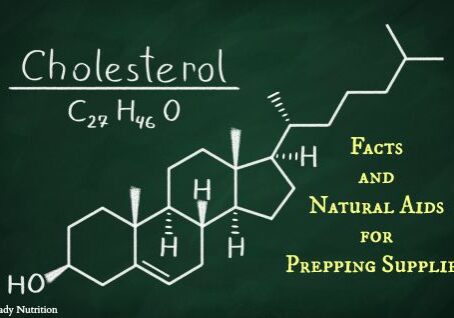 Chemical formula of Cholesterol on a blackboard