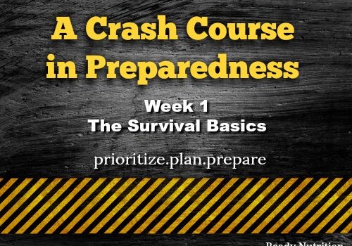 crash course week 1