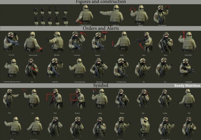 Tactical Hand Signals