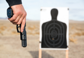 handgun pistol target