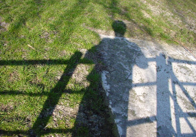 farmer shadow picture