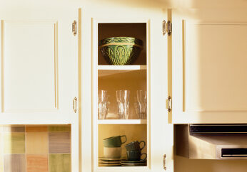 kitchen with baskets