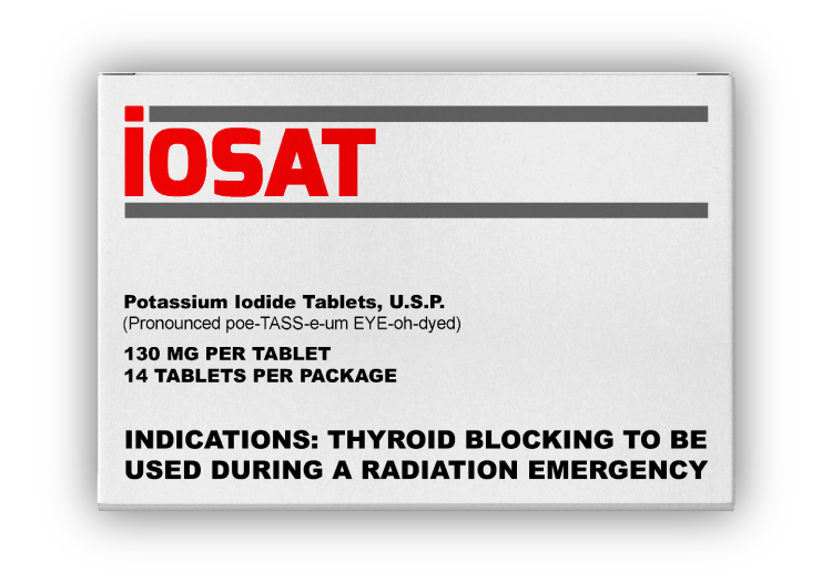 iosat Anti Radiation Pills - Potassium Iodide Tablets