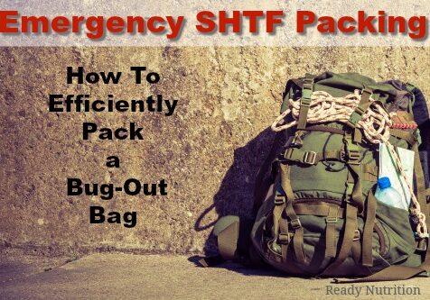 packing a bug out bag