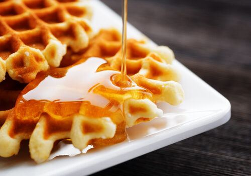 pumpkin spice waffles